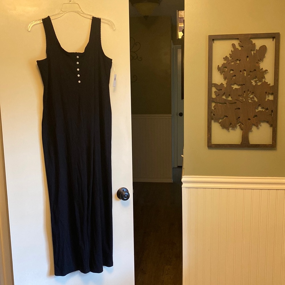Cotton Tank top jumper old navy black